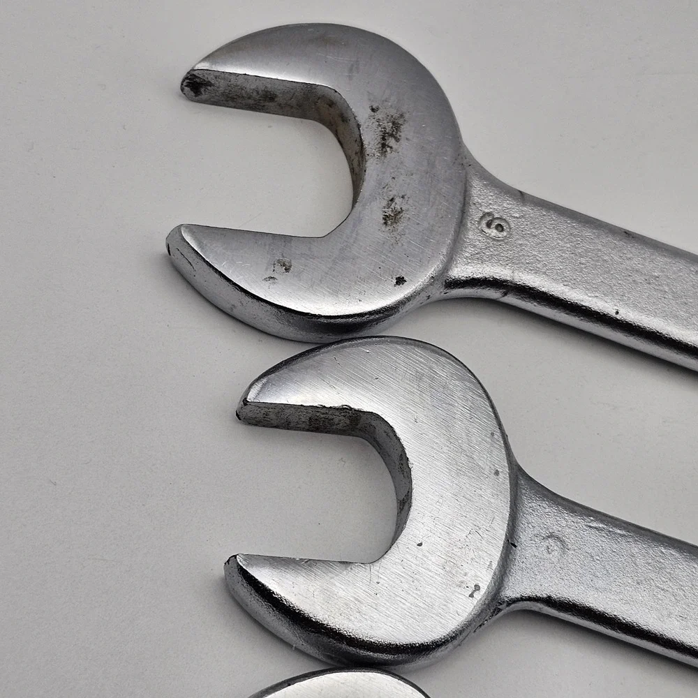 Vintage Thorsen Double Open End Wrench Set 1/4" to 7/8" USA Made Lot Of 6 - Picture 8 of 15